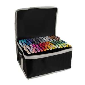 Set de 168 de markere cu două capete în pungă de depozitare cu organizatori, în culori magice 50594051 Pixuri cu vârf de fetru