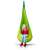 NeoSport single hanging swing, green, with cushion, child sitting in it