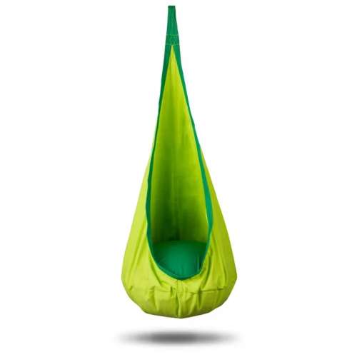 NeoSport single hanging swing, green, with cushion