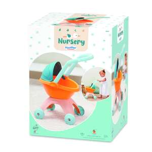 Ecoiffier Nursery doll stroller, blue and orange, packaging - Game stroller