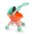 Ecoiffier Nursery doll stroller, blue and orange, for pretend play