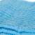 Close-up of a blue microfiber cleaning cloth