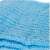 Close-up of a blue microfiber cleaning cloth