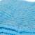 Close-up of a blue microfiber cleaning cloth