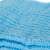 Close-up of a blue microfiber cleaning cloth