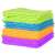 12 pack of microfiber cleaning cloths, perfect for cleaning kitchen, bathroom, windows, and more