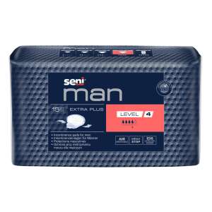 Seni Man Extra Plus Nivelul 4 pentru incontinență masculină 15 bucăți 50600785 ÎProduse de ingrijire la domiciliu
