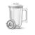 Blender de mare viteza Philips HR3760/01, 1500 W, vas de sticla capacitate 2 l, corp din metal alb, 4 lame zimtate, setari de viteza variabila, presetare si functie impuls, ecran LED si buton 115456177