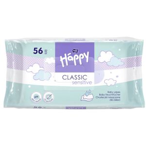 Bella Baby Happy Classic Sensitive Feuchttücher 56 Stk. 143467160 - Tücher, Schutzgitter und Töpfchen