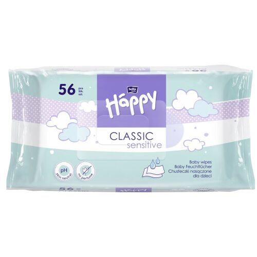 Bella Baby Happy Classic Sensitive кърпички 56бр. 143467160