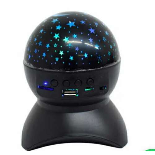 Bluetooth csillagos égbolt projektor LED fényekkel és beépített hangszóróval