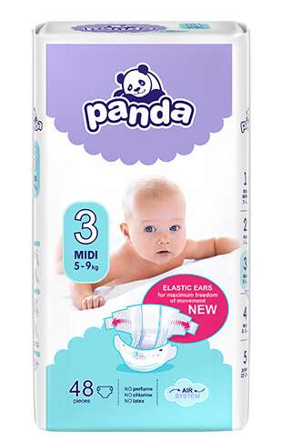 E-shop Ananás panda 5-9kg Midi 3 (48ks)