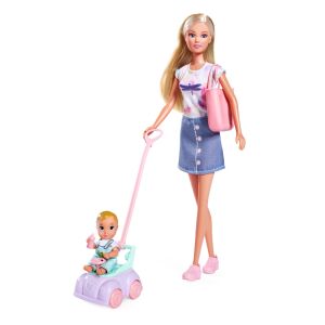 Simba Toys Steffi Love doll pushing baby car toy - Simba Toys Baba