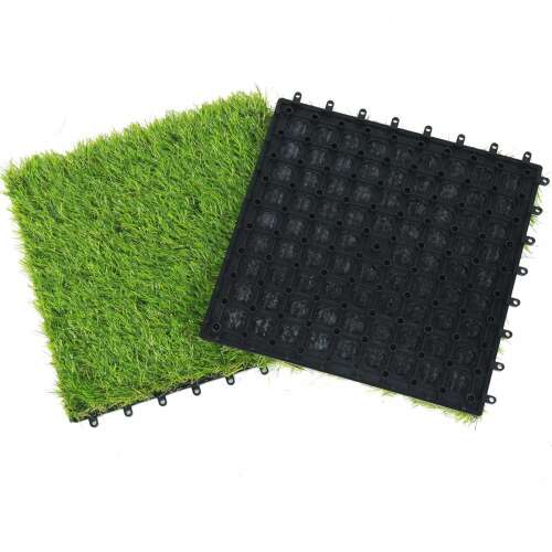 Placă de podea din iarbă artificială, 30x30cm, verde, Garden of Eden