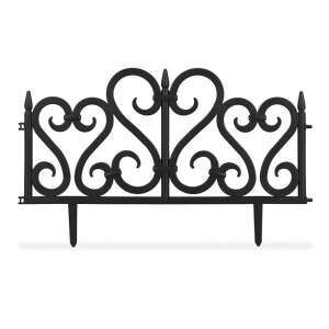 Súprava na lemovanie záhonov 60x33 cm (4 kusy)