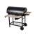 GardenLine charcoal grill and smoker with double shelves
