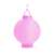 Pink LED paper lantern, 20 cm diameter, with hook for hanging
