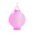 Pink LED paper lantern, 20 cm diameter, with hook for hanging