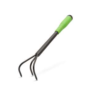 Kézi villás talajlazító zöld nyéllel - Talajlazító