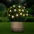 Solar powered bee shaped LED fairy lights, 20 warm white LEDs, 2.3 meters long, perfect for decorating gardens, trees, and bushes
