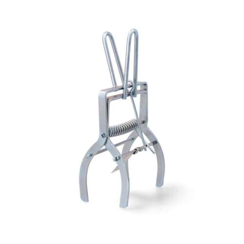 Pasca na krtkov, 21x21x15 cm, kovová, pružinová, na chytanie krtkov