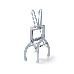 Vakondcsapda, 21x21x15 cm, fém, rugós, vakondok fogására - Kártevőriasztó