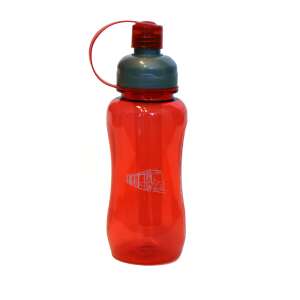 Műanyag kulacs - villamosos 500 ml, átlátszó piros (MVK Zrt.) 50640865 Kulacs - 500 ml
