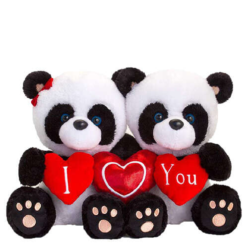 Valentin napi szerelmes pandapár