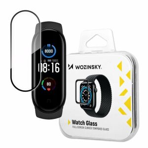 Wozinsky Watch Glass Xiaomi Mi Band 5-höz, hibrid képernyővédő csomagolással és okosórával - Wozinsky