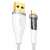 Joyroom USB-A to Lightning fast charging cable with smart switch, 2.4A, 1.2m, white