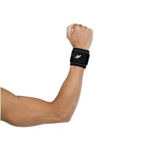 Rucanor Wristo suport pentru încheietura mâinii, bandă de sprijin pentru încheietura mâinii din neopren negru - Fixarea articulațiilor