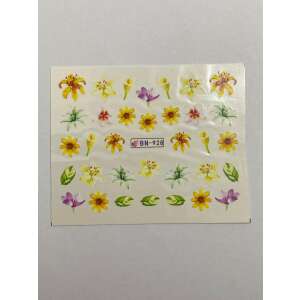 Virágos körömmatricák, BN-928, köröm díszítő matricák, virágos körömmatricák, köröm díszítő matricák nőknek - Körömmatrica