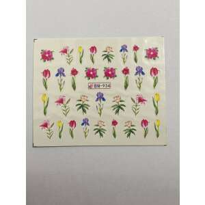 Virágmintás körömmatricák, BN-934 - Körömmatrica