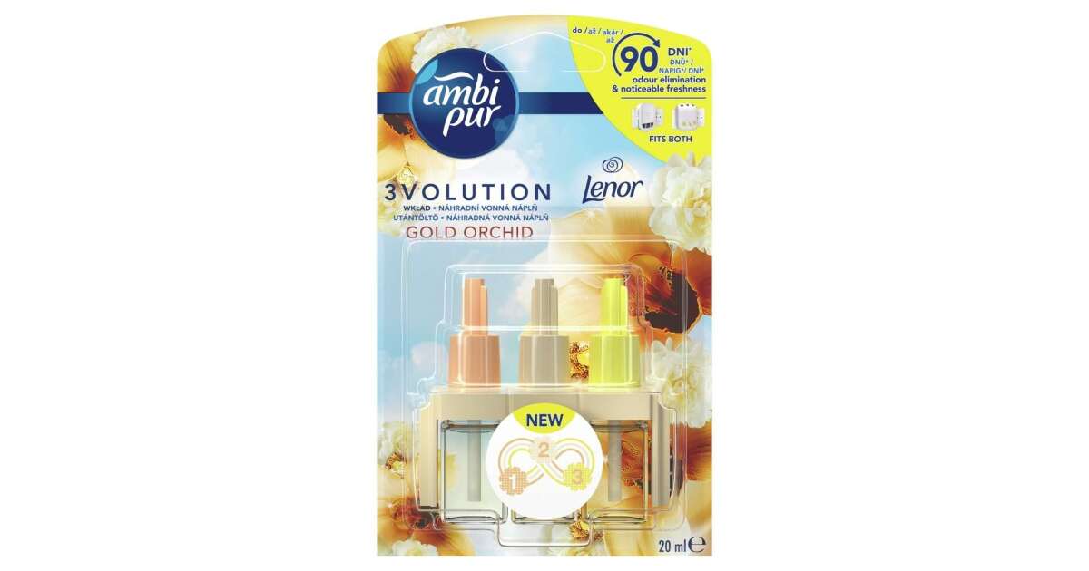 Ambi Pur 3Volution Gold Orchid Refill for electric air freshener 3x20ml