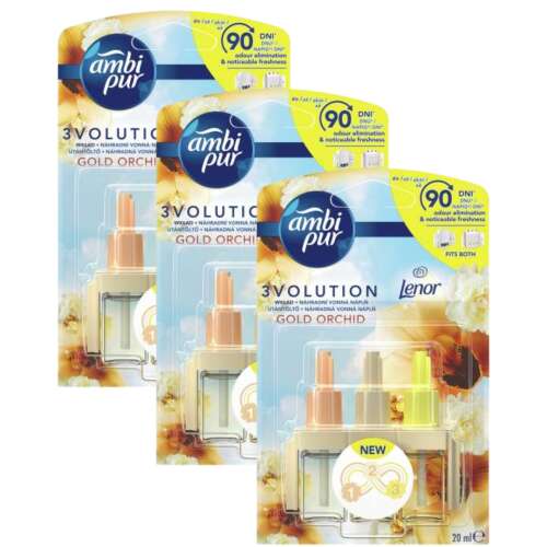 Ambi Pur 3Volution Gold Orchid Náplň do elektrického osviežovača vzduchu 3x20ml