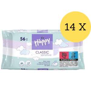 Bella Baby Happy Classic Sensitive кърпички 14x56бр. 50683949