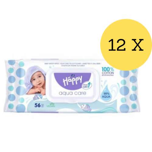 Бебешки кърпички Bella Baby Happy Aqua Care 12x56бр. 50684111