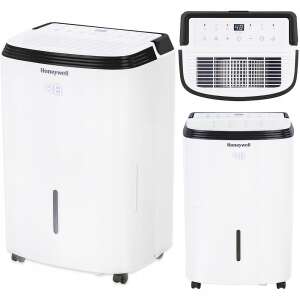Honeywell TP SMALL design páramentesítő, fehér és fekete színben, kerekekkel, kollázs - Levegőkezelés