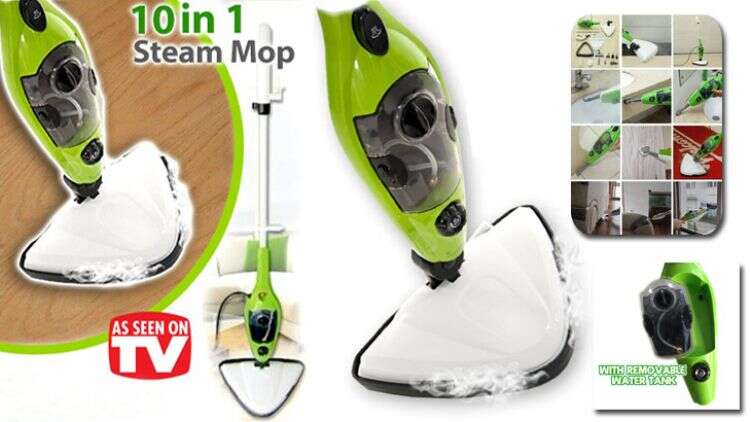 Lean & Green H2O MOP X10 gőztisztító  X5 Tisztító - 5 az 1-ben Multifunkciós takarítógép! a0084 X5 új típus