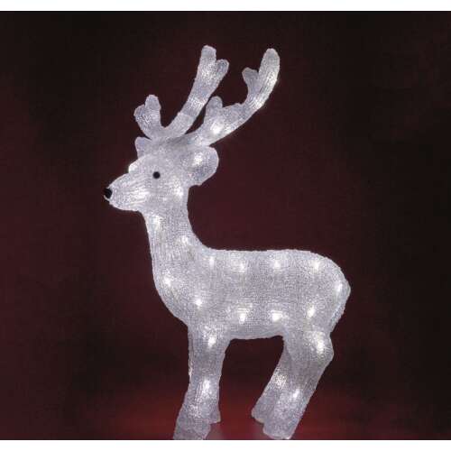 Home KDA 30 kültéri LED-es akril rénszarvas deloráció,200 db hideg fehér fénnyel világító leddel - 00083728