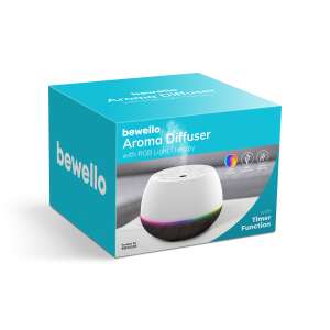 Bewello Aroma Diffúzor RGB fényterápiával, fehér, 160 ml, BW2032B - Bewello