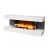 Angled view of Home FKK 10 panorama electric fireplace