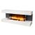 Angled view of Home FKK 10 panorama electric fireplace