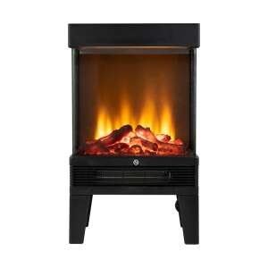 Home Panoráma elektromos kandalló FKK 07, 2 fűtési fokozat: 600 W / 1200 W, beépített termosztát - üveg tűztér 50685739 - Home by Somogyi