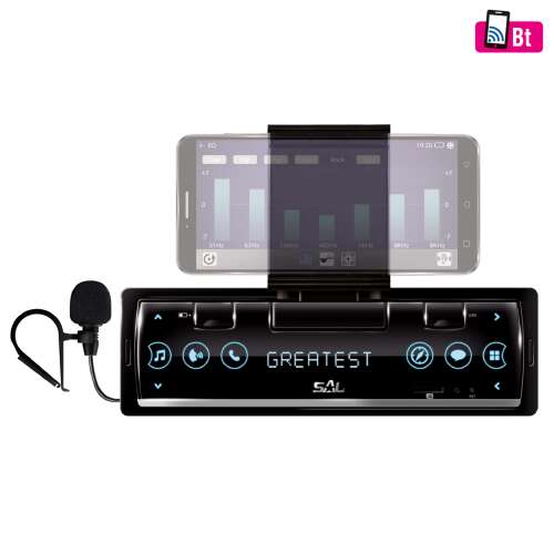 Sal VB 8000 Smartlink autórádió, Smart autórádió, IOS és Android alkalmazással és vezeték nélküli BT kapcsolattal