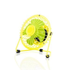 Delight USB Mini Ventilátor - Sárga, Lime Zöld - Hordozható asztali ventilátor - Delight