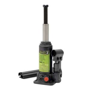 M.N.C Cric hidraulic cu sticlă 2T "TUV-GS" 16-29CM - 55770, negru, capacitate de 2 tone - Cricuri