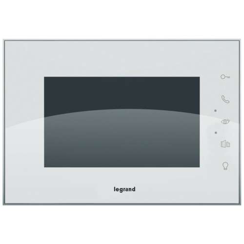 LEGRAND BITICINO VIDEÓ KAPUTELEFON 7"-S FEHÉR TÜKÖR HATÁS 369230 - 00085519