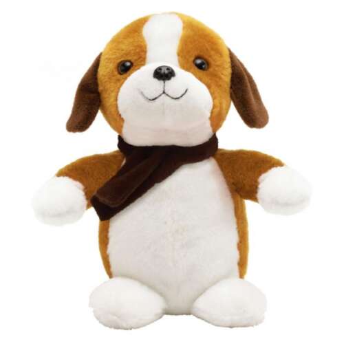 Home karácsonyi Hangutánzó barna plüss kutya interaktív játék, adaptív kutya - KDD 22