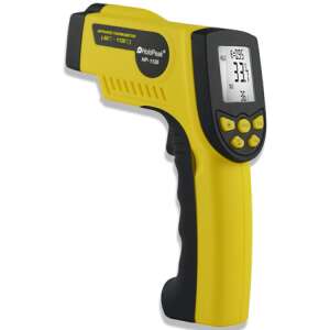 Holdpeak 1120 infravörös hőmérő, érintésmentes hőmérsékletmérés, -50°C - +1120°C mérési tartomány, Celsius és Fahrenheit fokban kijelzés - Uni-T